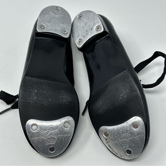 ABT American Ballet Theatre Spotlights Black Tap Dance Shoes Women's Size 10 - Picture 11 of 12